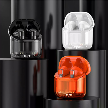 Беспроводные наушники WIWU Ghost Appearance TWS Airbuds - черный/белый/оранжевый