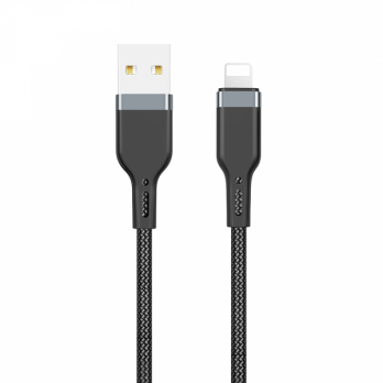 Платиновый кабель Wiwu PT01 USB к Lightning (1,2 метра) - черный