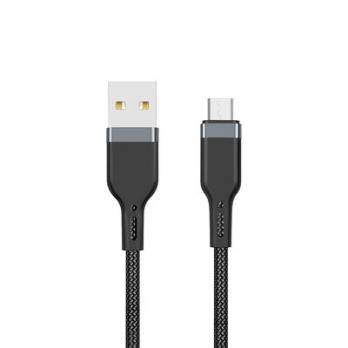 Платиновый кабель микро WIWU PT03 USB к Type-C 1,2 м - Черный
