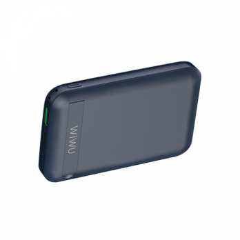 Внешний аккумулятор WiWU Snap Cube Magnetic Wireless Charger Power Bank 10000mAh Blue