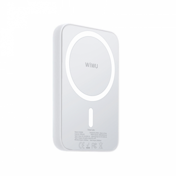 Внешний аккумулятор WiWU Snap Cube Magnetic Wireless Charger Power Bank 5000mAh
