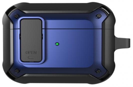 Чехол WiWU Mecha AirPods Case для AirPods Pro Black + Blue