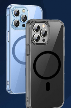 Защитный чехол для смартфона WIWU Crystal Magnetic Phone case for IP14/6.7'' pro Max Transparent black