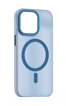 Защитный чехол для смартфона "Ultra Thin Frosted phone case for IP14/ 6.7'' Plus" Transparent Blue