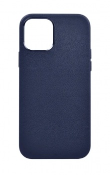 Кожаный чехол WIWU Calfskin Leather Phone Case for iPhone 13 /6.1'' Navy Blue