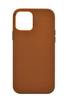 Кожаный чехол WIWU Calfskin Leather Phone Case for iPhone 13 /6.1'' Brown