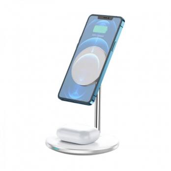 Беспроводное зарядное устройство MagSafe для iPhone, AirPods 15 Вт I WiWU Wi-W019