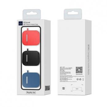Набор чехлов для наушников WiWU iGlove AirPods Royal Set (Red, Black, Blue)