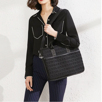 Ручная сумка WiWU Vogue Laptop Slim Bag 13,3" с ремешком (Black)