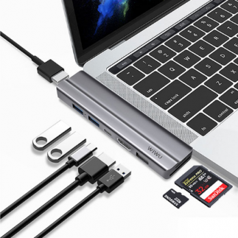 T9 WIWU Хаб USB-C для MacBook Pro | Air Wiwu T9 8 в 1